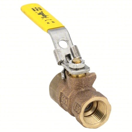 Manual 2-Way Ball Valve, NPT, Bronze MPN:77C10327A