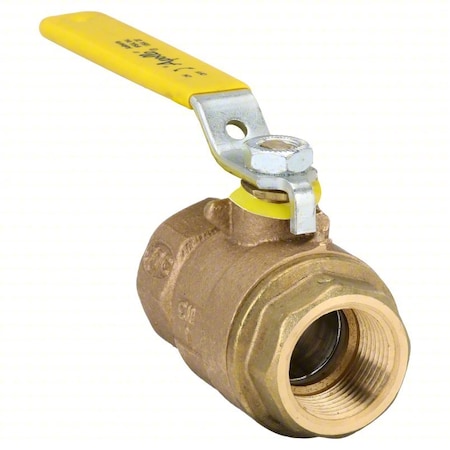 Manual 2-Way Ball Valve, NPT, Bronze MPN:77C10501A
