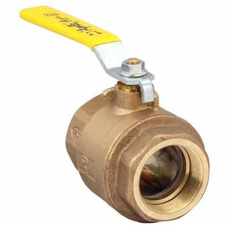 Manual 2-Way Ball Valve, NPT, Bronze MPN:77C10801A