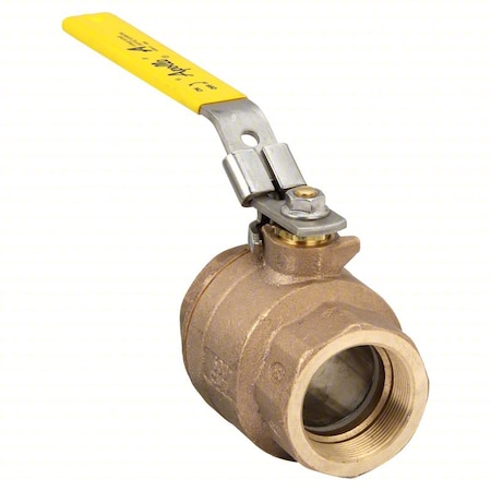 Manual 2-Way Ball Valve, NPT, Bronze MPN:77C10827A