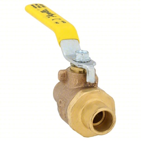 Manual 2-Way Ball Valve, Sweat, Bronze MPN:77C20201A