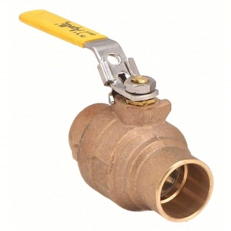 Manual 2-Way Ball Valve, Sweat, Bronze MPN:77C20227A