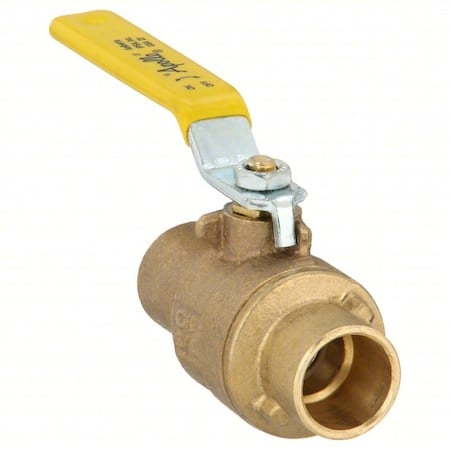 Manual 2-Way Ball Valve, Sweat, Bronze MPN:77C20401A