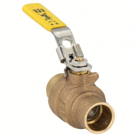 Manual 2-Way Ball Valve, Sweat, Bronze MPN:77C20427A