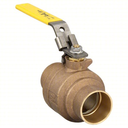 Manual 2-Way Ball Valve, Sweat, Bronze MPN:77C20827A