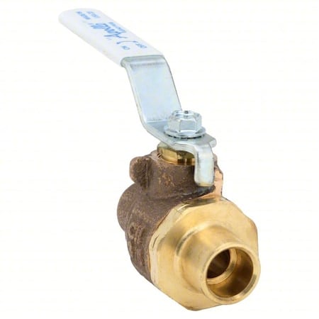 Manual 2-Way Ball Valve, Sweat, Bronze MPN:77CLF20201A