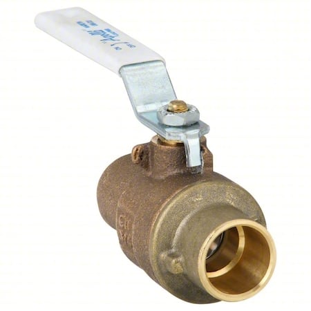 Manual 2-Way Ball Valve, Sweat, Bronze MPN:77CLF20401A