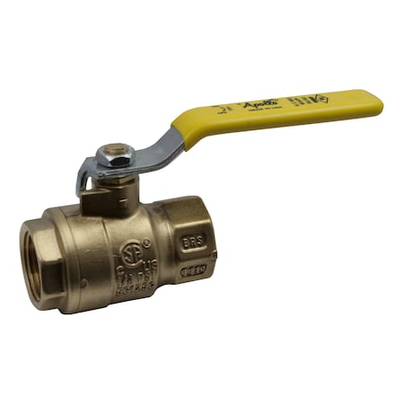 Manual 2-Way Ball Valve, NPT, Brass MPN:77F10301
