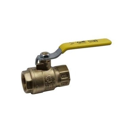 Manual 2-Way Ball Valve, 1-1/2 in FNPT MPN:77F10701