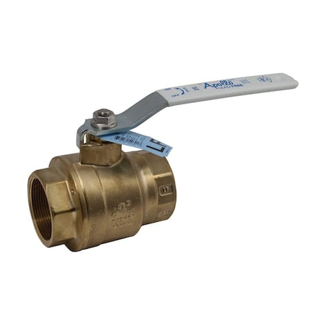Manual 2-Way Ball Valve, NPT, Brass MPN:77FLF10101