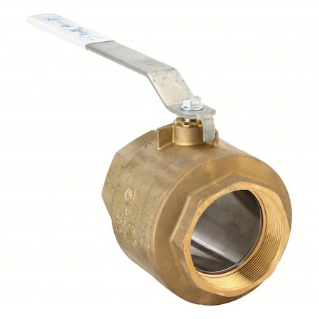 Manual 2-Way Ball Valve, NPT, Brass MPN:77FLF14A01