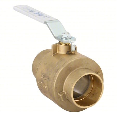 Manual 2-Way Ball Valve, Sweat, Brass MPN:77FLF24001