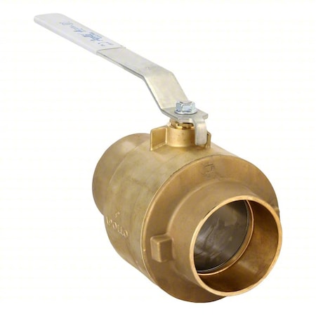 Manual 2-Way Ball Valve, Sweat, Brass MPN:77FLF24A01