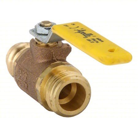 Manual 2-Way Ball Valve, Press, Bronze MPN:77W103HCA