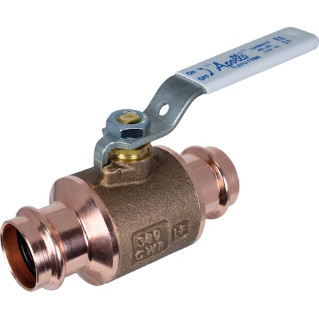 Manual 2-Way Ball Valve, Press, Bronze MPN:77WCLF10301