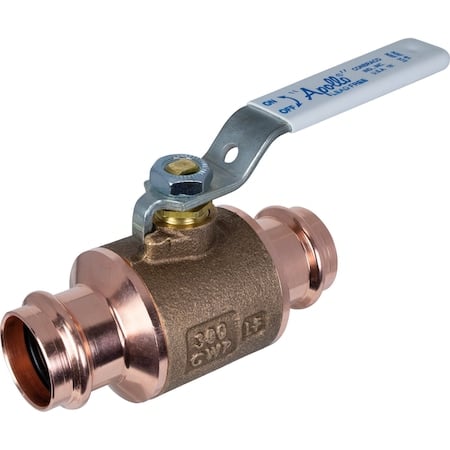 Manual 2-Way Ball Valve, Press, Bronze MPN:77WCLF10601