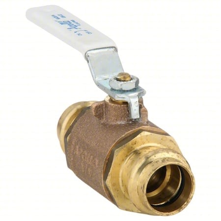 Manual 2-Way Ball Valve, Press, Bronze MPN:77WLF10401A