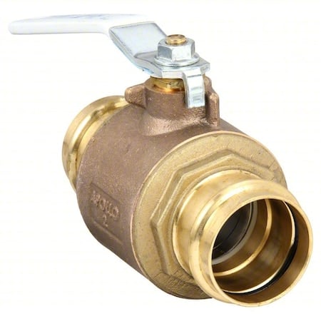 Manual 2-Way Ball Valve, Press, Bronze MPN:77WLF10801A