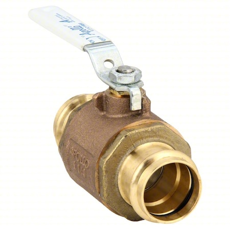 Manual 2-Way Ball Valve, Press, Bronze MPN:77WLF14601A