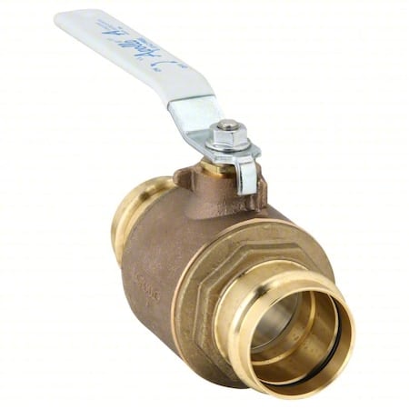 Manual 2-Way Ball Valve, Press, Bronze MPN:77WLF14801A