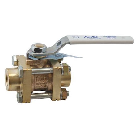 Manual 2-Way Ball Valve, NPT, Bronze MPN:82LF10801