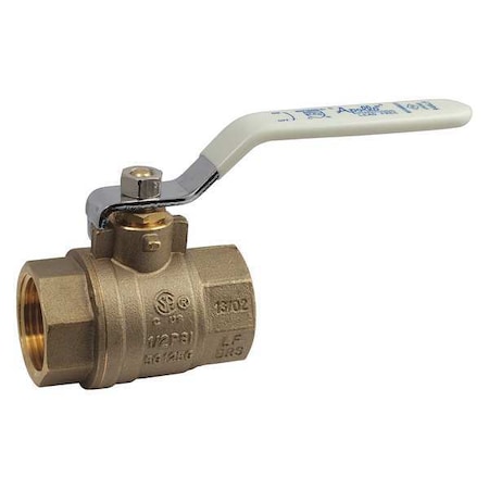 Manual 2-Way Ball Valve, NPT, Brass MPN:94ALF-105-01A