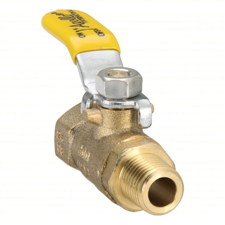 Manual 2-Way Ball Valve, NPT, Brass MPN:94MBV02
