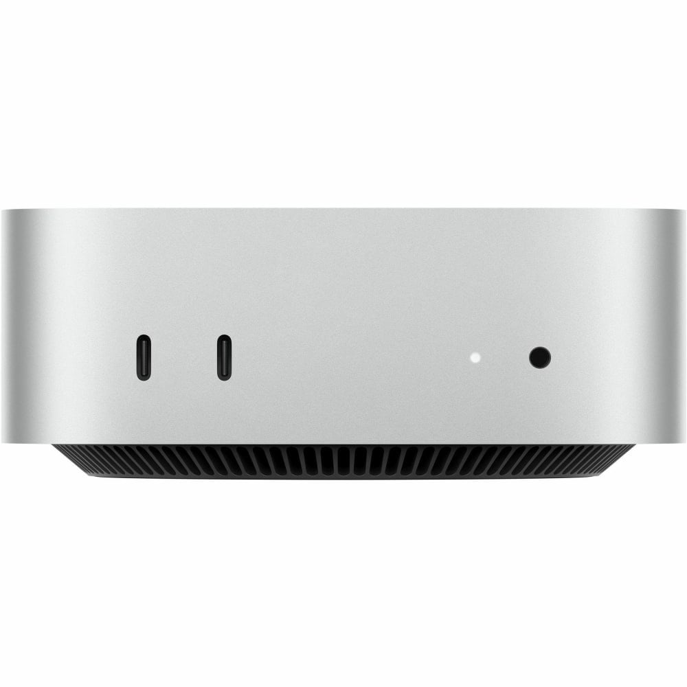 Apple Mac mini MCYT4LL/A Desktop Computer - Apple M4 - 24 GB - 512 GB SSD - Mini PC - Silver - Apple M4 Chip - MCYT4LLA MPN:MCYT4LL/A