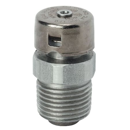 Haz Loc Drain, 1/2 in, Threaded, Stainless Steel, Powder Coated, Silver MPN:ECDB50B