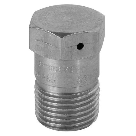 Haz Loc Drain, 1/2 in, Threaded, Stainless Steel, Plain, Silver MPN:ECDB50HP