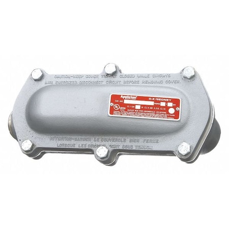 IMC Elbow, 1 in, Threaded, Aluminum, Powder Coated, Gray MPN:ELBD-100A