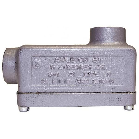 Conduit Outlet Body, Iron, Trd Sz 3/4in MPN:ERLB75