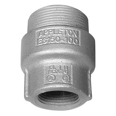 IMC Grounding Connector, 5 in x 6 in, Threaded, Iron, Silver MPN:ES600500
