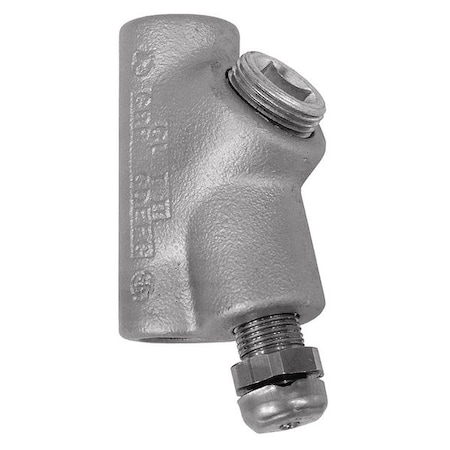 IMC Sealing, 1/2 in, Threaded, Iron, Powder Coated, Silver MPN:EYD-1