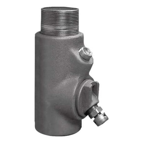 IMC Sealing, 2-1/2 in, Threaded, Iron, Plain, Silver MPN:EYD-76