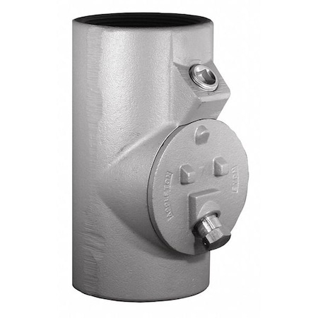 IMC Sealing, 3-1/2 in, Threaded, Iron, Plain, Silver MPN:EYD-9