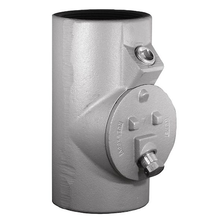 IMC Sealing, 3-1/2 in, Threaded, Aluminum, Powder Coated, Silver MPN:EYDEF350AL