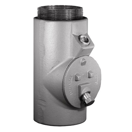 IMC Sealing, 4 in, Threaded, Iron, Powder Coated, Silver MPN:EYDM-400