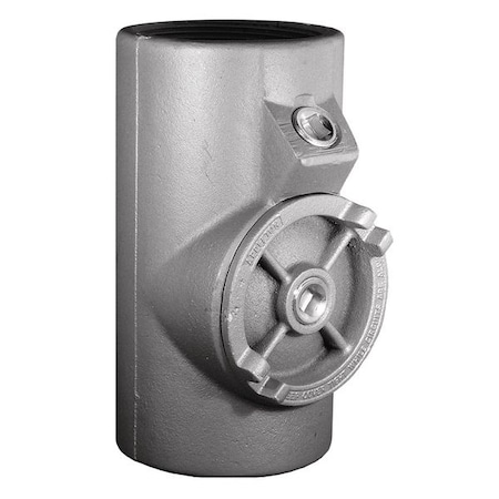 IMC Sealing, 4 in, Threaded, Iron, Plain, Silver MPN:EYF-400