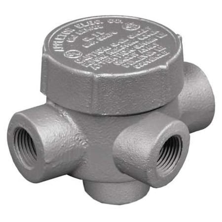 Conduit Outlet Body, Iron, Trd Sz 1/2in MPN:GRJTA50