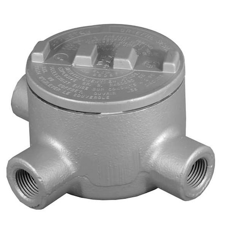 Conduit Outlet Body, Iron, Trd Sz 1 1/2in MPN:GRT150