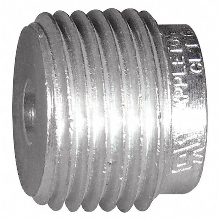 IMC Reducing Bushing, 2 in x 1-1/4 in, Threaded, Steel, Electro Zinc Plated, Silver MPN:RB200-125