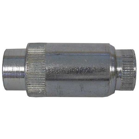 Rigid Union, 1 in, Threaded, Steel, Plain, Silver MPN:UNF100