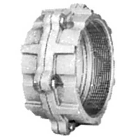 Rigid Union, 6 in, Threaded, Malleable Iron, Powder Coated, Silver MPN:UNF600R