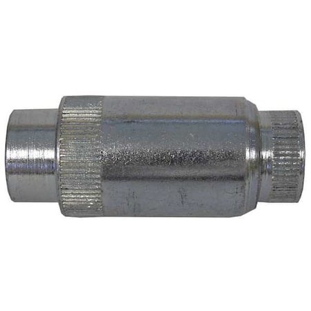 Rigid Union, 3/4 in, Threaded, Steel, Powder Coated, Silver MPN:UNF75