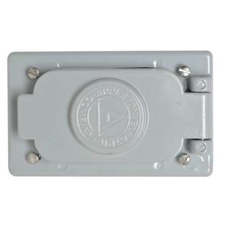 Weatherproof Cover, 1 Gang, 2-13/16 in W, 4-9/16 in H MPN:FSK-WGF1
