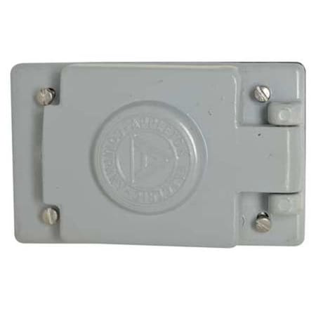 1 Gang -Gang Vertical Weatherproof Cover, 2-13/16 in W, 4-9/16 in H MPN:FSK-WR1