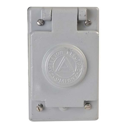 1 Gang -Gang Vertical Weatherproof Cover, 2-13/16 in W, 4-9/16 in H MPN:FSK-WR2