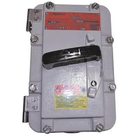 Hazardous Location Safety Switch, Nonfusible, 3PST, Three Phase, NEMA 3R, 4, 4X, 7, 9, Aluminum MPN:EDS3036