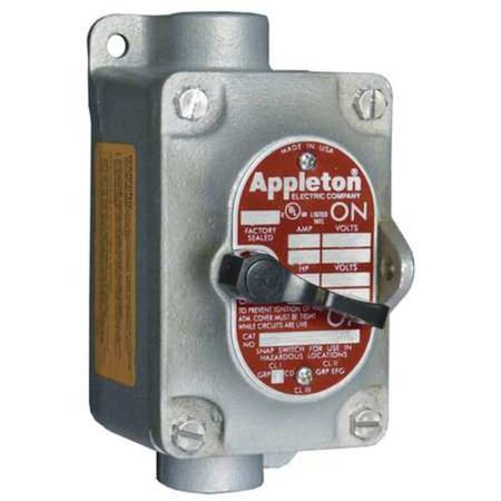 Tumbler Switch, EDSC Series, 1 Gang, 2-Pole MPN:EDSC175-F2